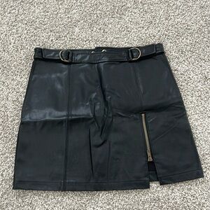 Leather skirt
